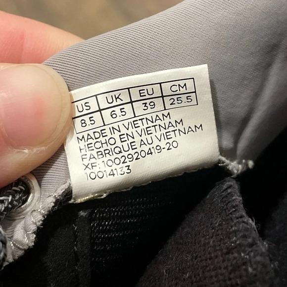 TOMS Arroyo Black Canvas Mesh Retro Inspired Lace Up Sneakers Women 8.5 - Picture 3 of 10